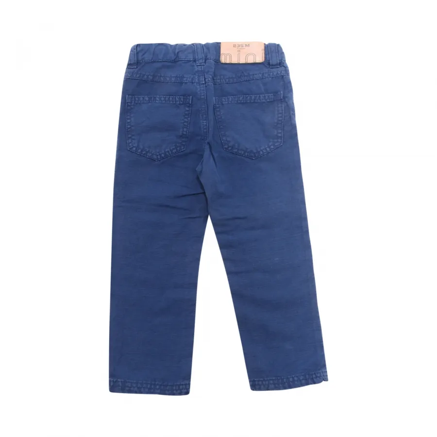 1062AQ pantalone bimbo SIMONETTA MINI boy kids cotton/linen trousers blue