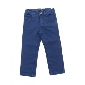 1062AQ pantalone bimbo SIMONETTA MINI boy kids cotton/linen trousers blue