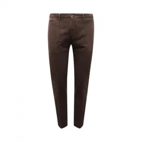 1560AV PANTALONE UOMO BRIGLIA SLIM MAN TROUSERS BROWN