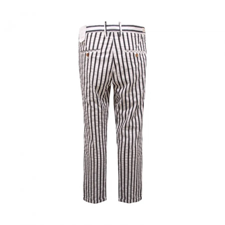 2365AU pantalone uomo OFFICINA36 man trousers white/blue