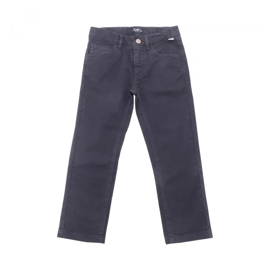 3104AR pantalone bimbo IL GUFO boy kids trousers blue