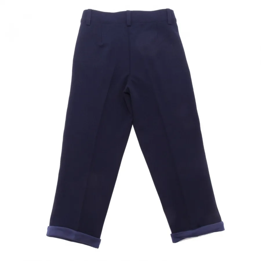 3392AL pantalone bimba girl TWINSET kids trouser blue