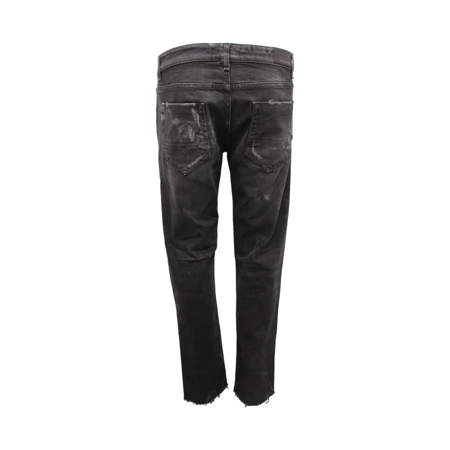 3939AU jeans uomo MESSAGERIE GREEN FLAG man delavè trousers