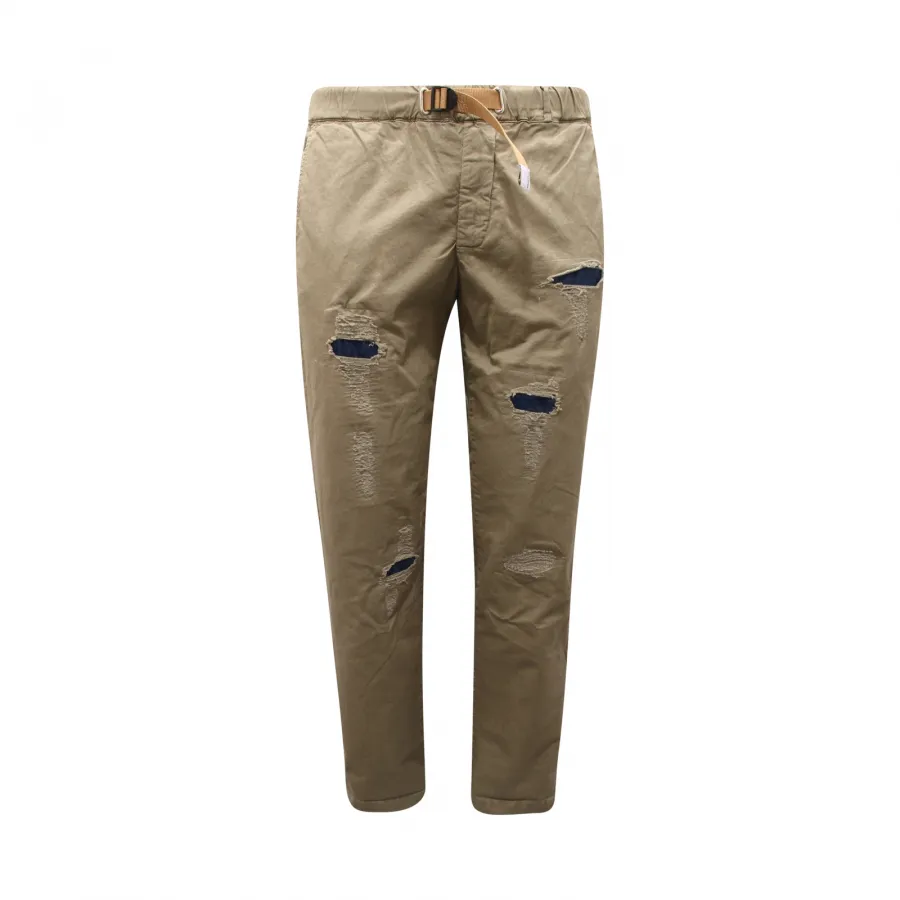 5032AT pantalone uomo WHITE SAND GREG man distressed trousers