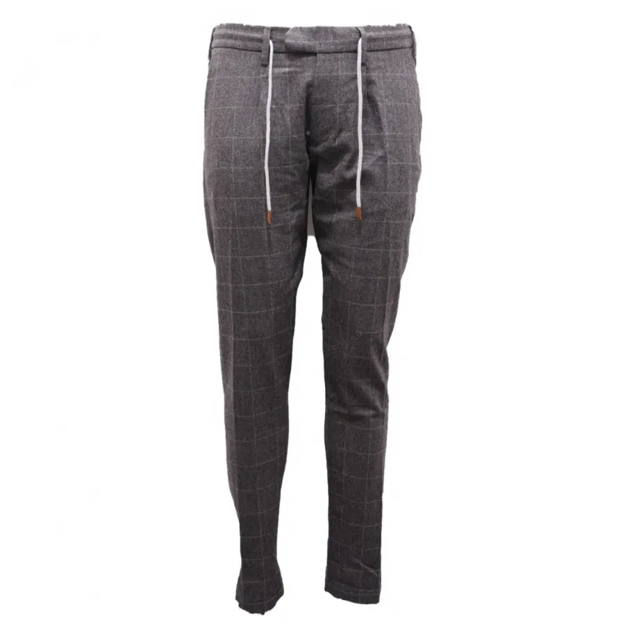 5193AL pantalone uomo ELEVENTY man wool trouser grey