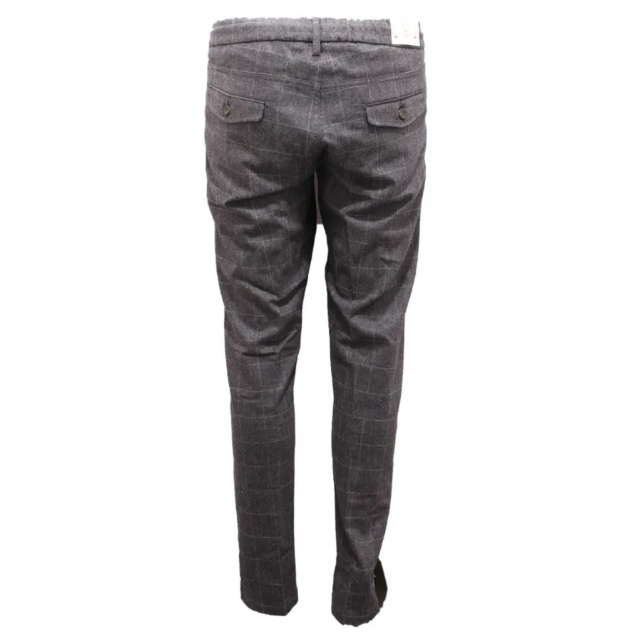 5193AL pantalone uomo ELEVENTY man wool trouser grey