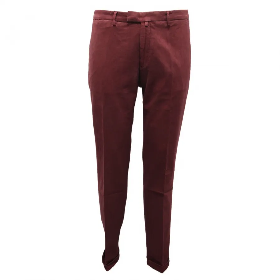 5252AL pantalone uomo BRIGLIA man trouser burgundy