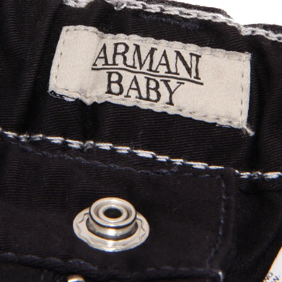 6203O bermuda  blu bimbo ARMANI BABY trousers shorts kids