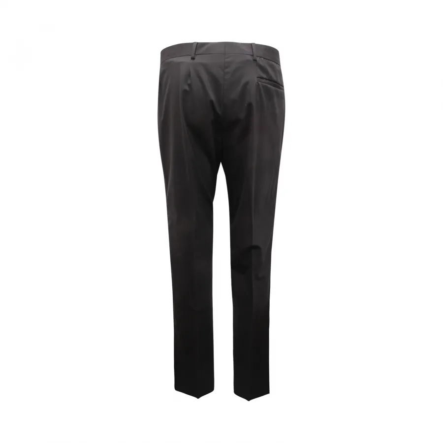 6772AV PANTALONE UOMO TONELLO MAN WOOL TROUSERS BLACK