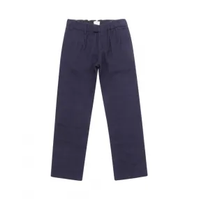 7178AP pantalone bimbo MAURO GRIFONI boy kid cotton/linen trousers blue