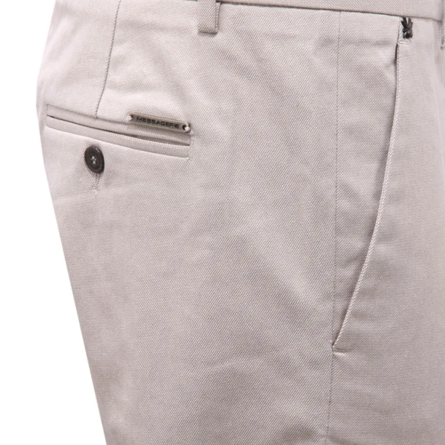 8825AG pantalone uomo MESSAGERIE grey cotton trouser man