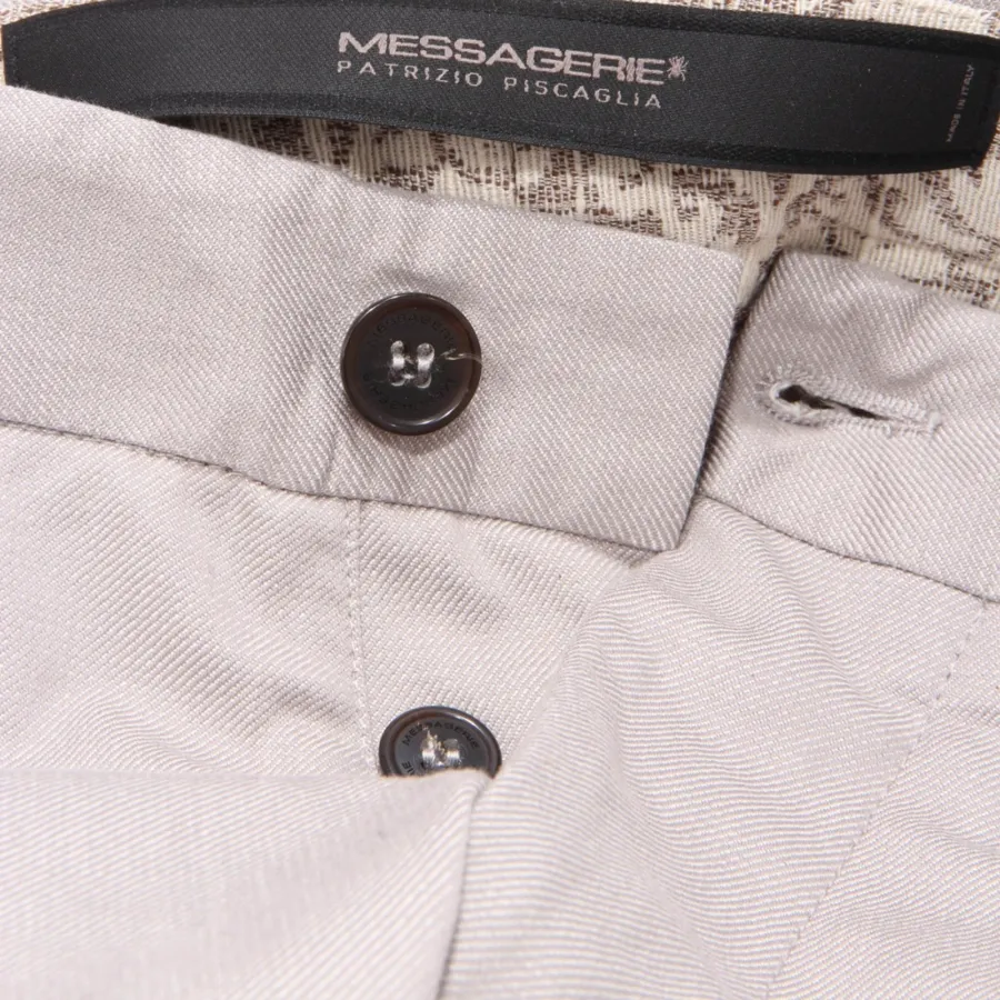 8825AG pantalone uomo MESSAGERIE grey cotton trouser man