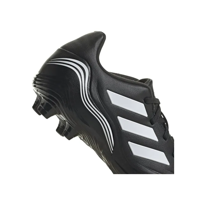 ADIDAS COPA SENSE .3 FG Jr SCARPA CALCIO BAMBINO RAGAZZO - EDGE OF DARKNESS BLACK PACK - NERO/BIANCO