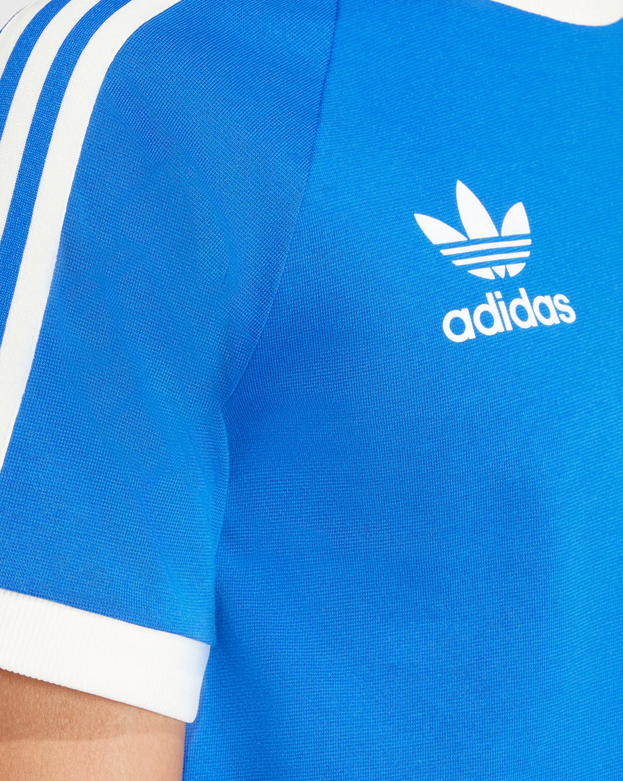 Adidas Italia T-Shirt Adicolor Classics 3-Stripes Blu Uomo