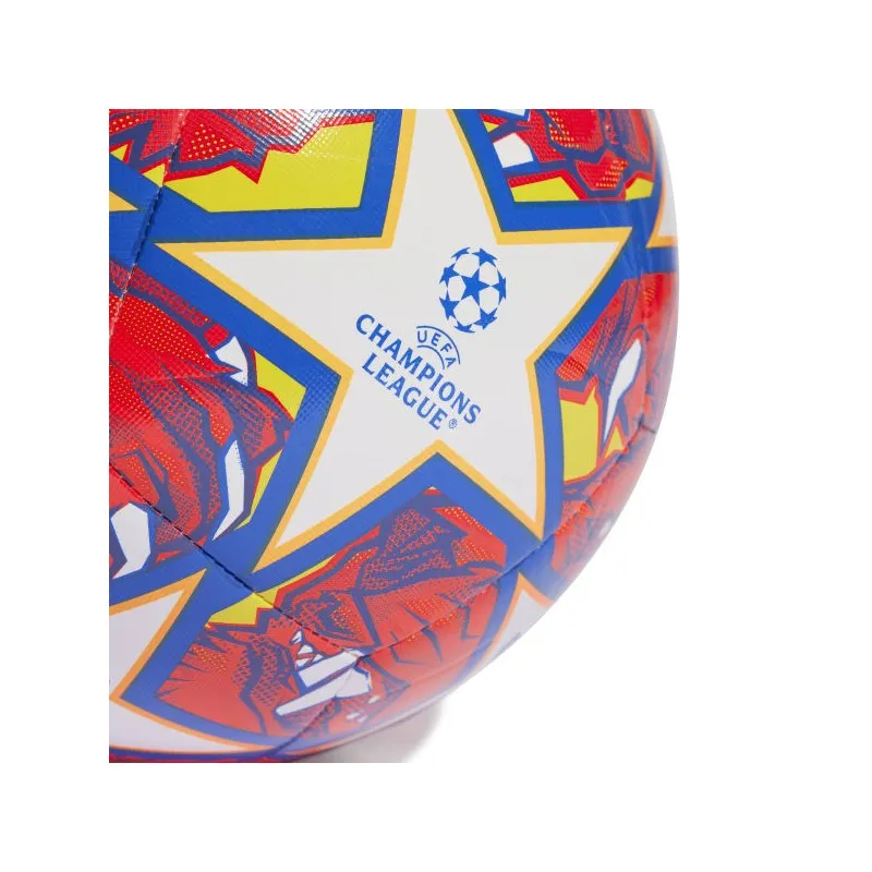 ADIDAS PALLONE UCL TRAINING LONDON 24 CHAMPIONS LEAGUE 2024 - SIZE 5 - WHITE/GLOW BLUE/FLASH ORANGE