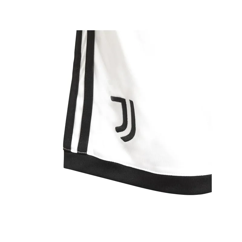 ADIDAS PANTALONCINO JUVENTUS 2022/23 BAMBINO RAGAZZO UFFICIALE HOME - JUVE H SHO Y - BIANCO/NERO