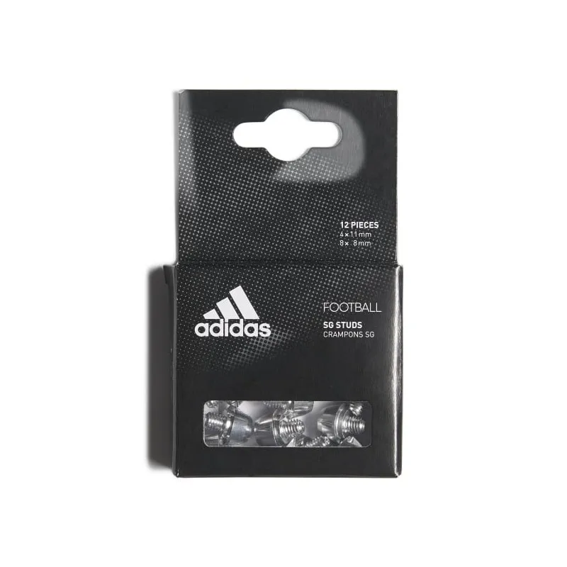 ADIDAS SET TACCHETTI IN ALLUMINIO 12 PEZZI RICAMBIO 4x11mm 8x8mm