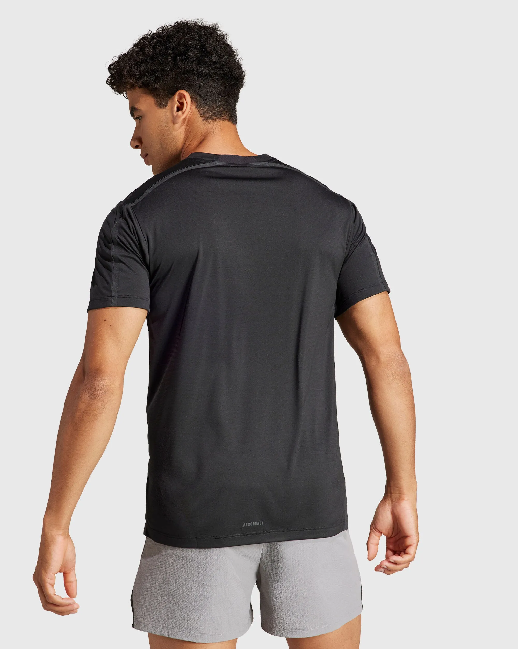 Adidas T-Shirt Designed for Training adistrong Workout Nero Uomo