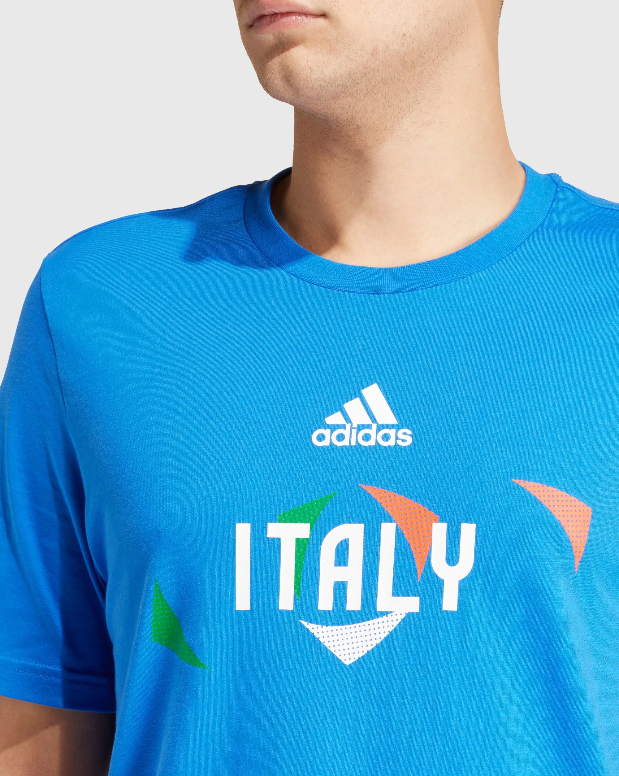 Adidas T-Shirt Italia Azzurri Uomo