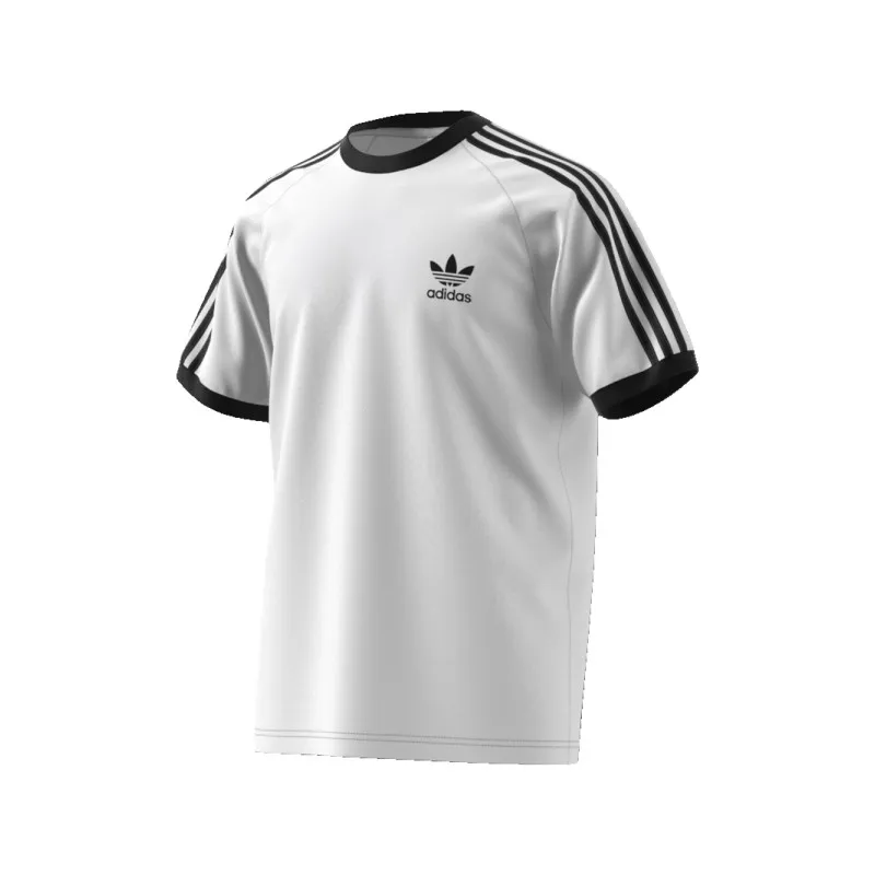 ADIDAS T-SHIRT  ORIGINALS UOMO3-STRIPES TEE COLORE BIANCO/NERO