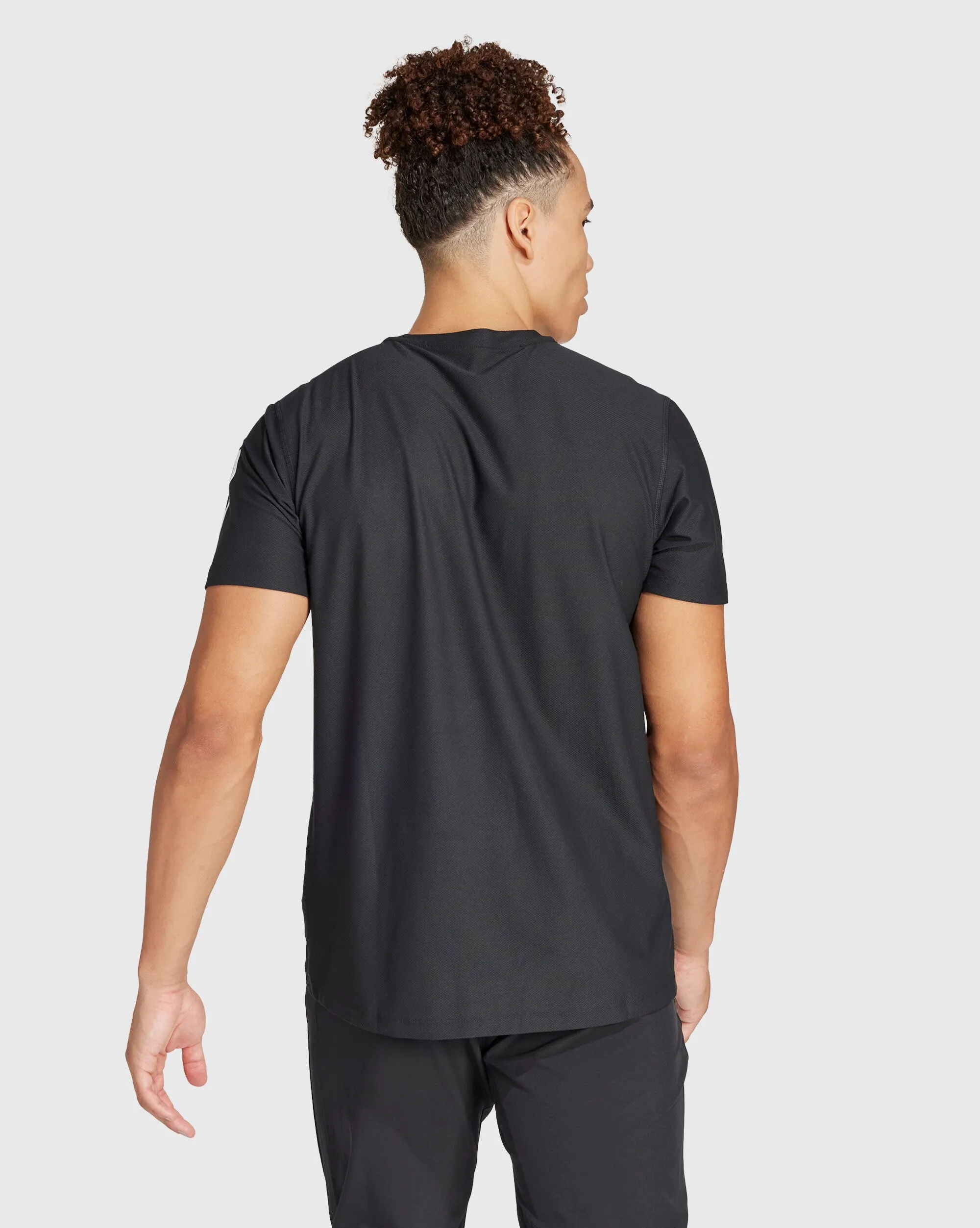 Adidas T-Shirt Own the Run Nero Uomo