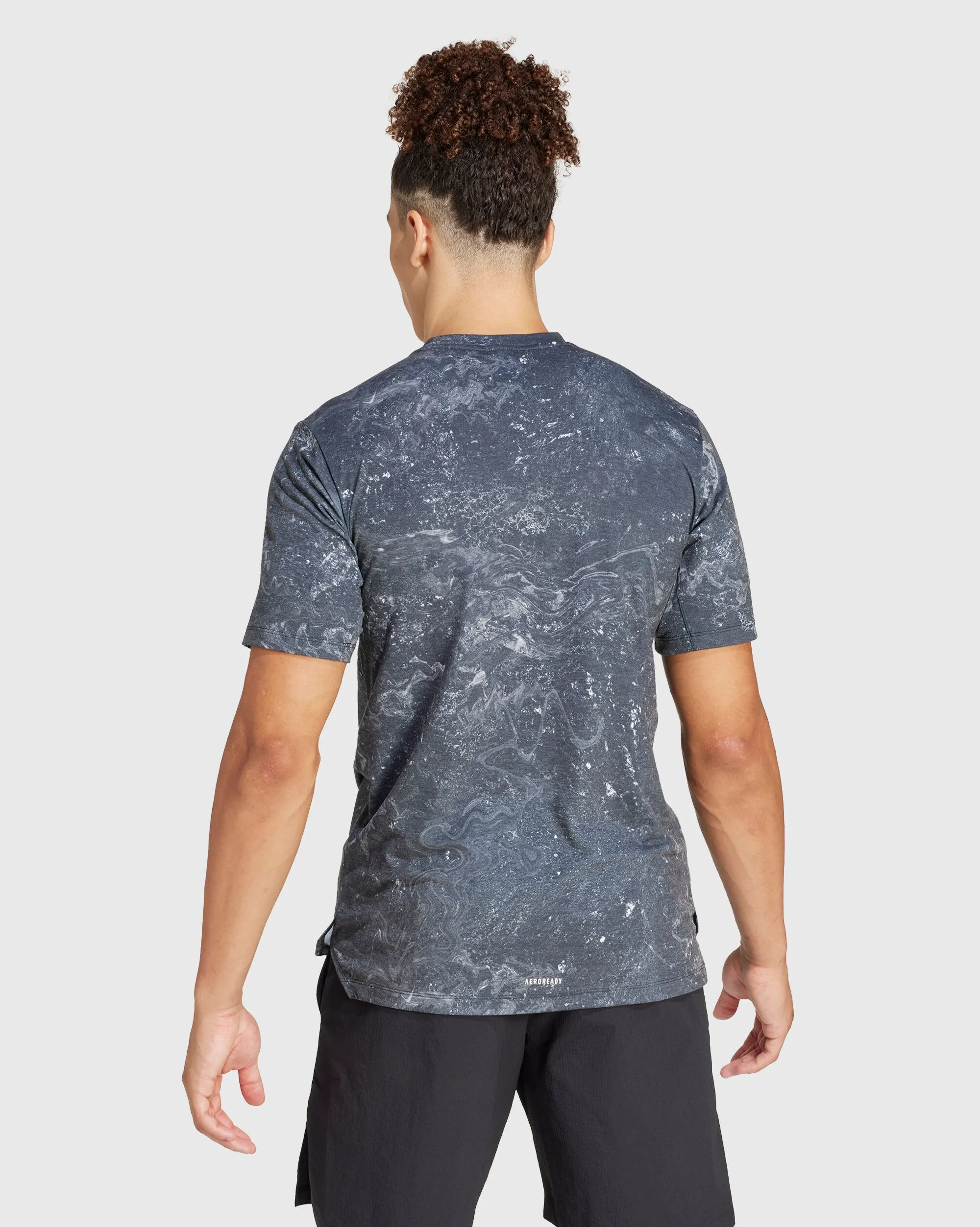 Adidas T-Shirt Power Workout Nero Uomo