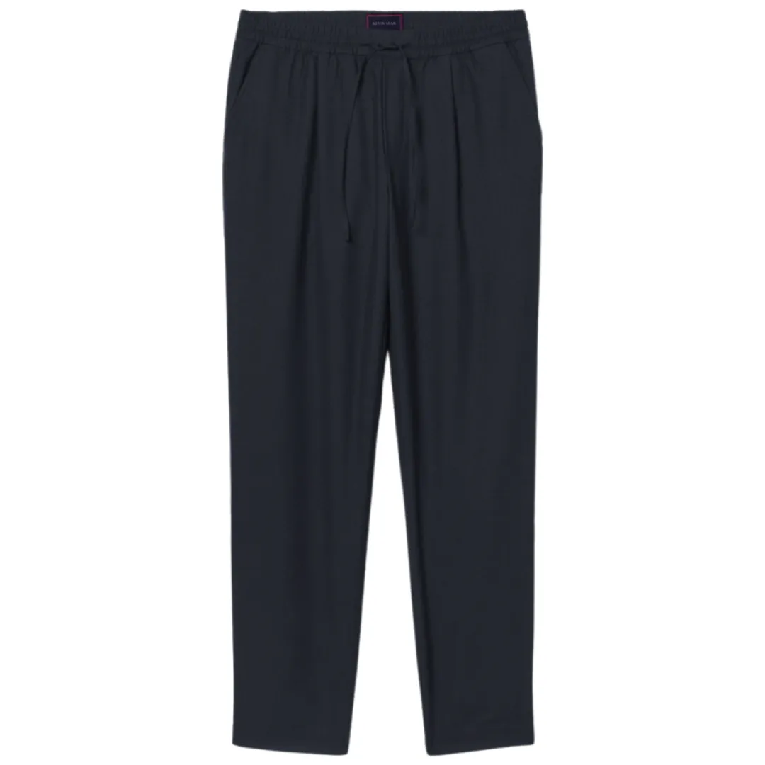 ANGELO LIGHTWEIGHT WOOL DRAWSTRING TROUSERS (Made to Order)