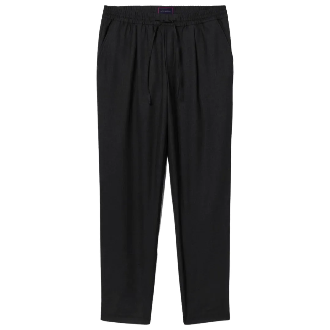 ANGELO LIGHTWEIGHT WOOL DRAWSTRING TROUSERS (Made to Order)