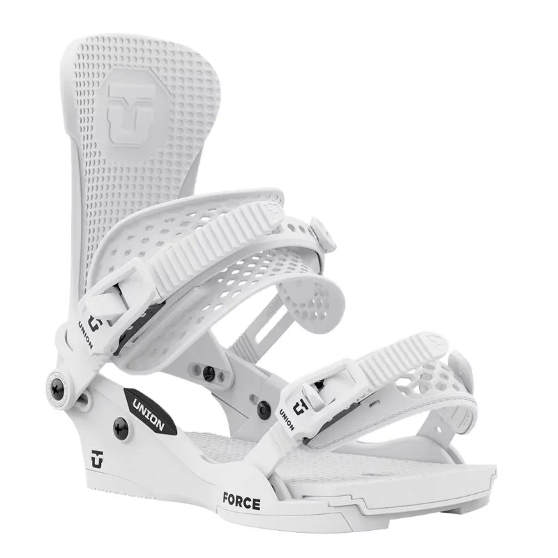 Attacco da snowboard Union FORCE CLASSIC LOGO (BIANCO)