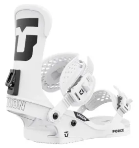 Attacco da snowboard Union FORCE CLASSIC LOGO (BIANCO)