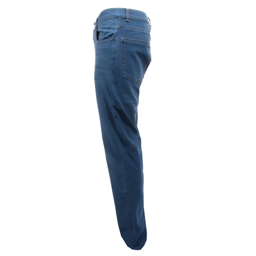 B0921 pantaloni uomo PRAIO JOSEPH MAN'S 5 POCKET jeans pant blu trousers men