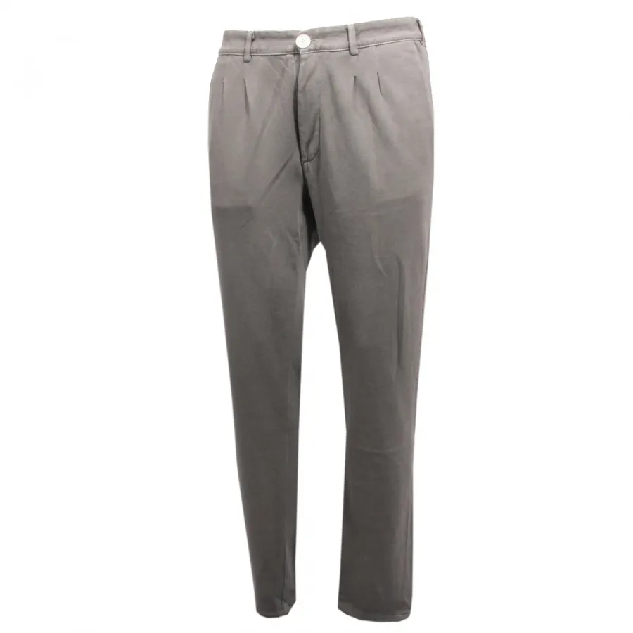 B0929 pantalone uomo grigio HAPPINESS BASICS trousers men