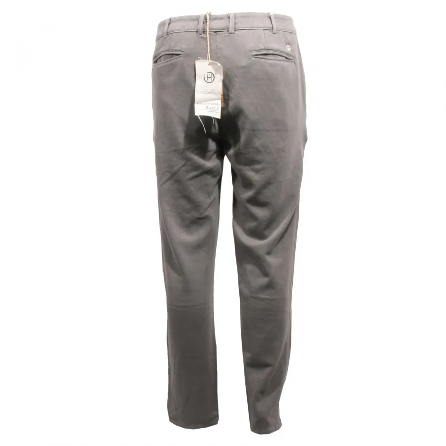 B0929 pantalone uomo grigio HAPPINESS BASICS trousers men