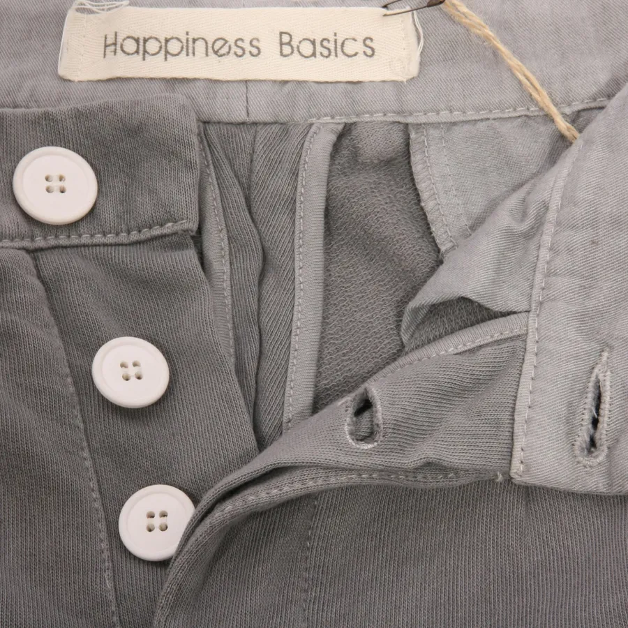 B0929 pantalone uomo grigio HAPPINESS BASICS trousers men