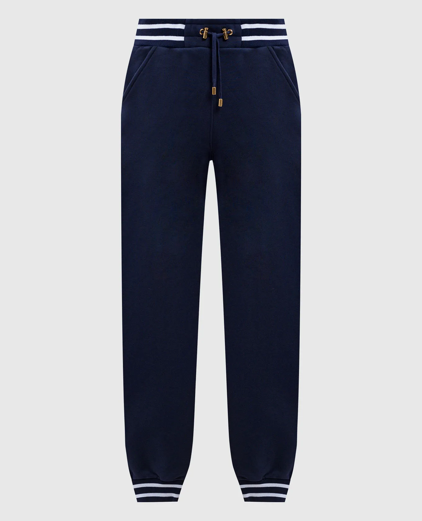 Balmain Joggers blu con logo DF0OB014BC83