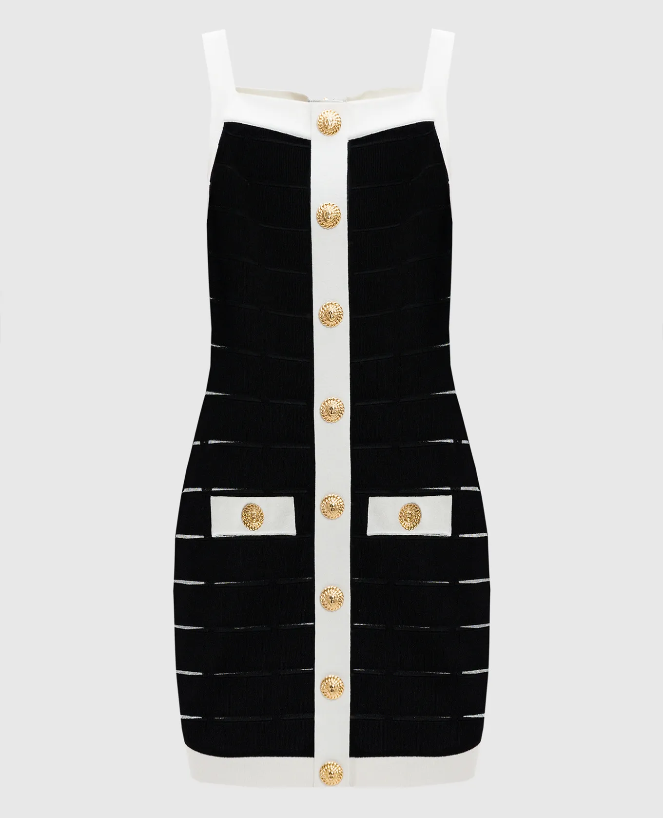 Balmain Miniabito nero DF1R4033KG59