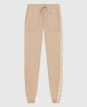 Be Florence Joggers in cashmere fantasia beige F2112