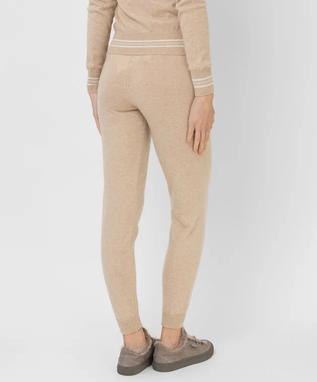 Be Florence Joggers in cashmere fantasia beige F2112