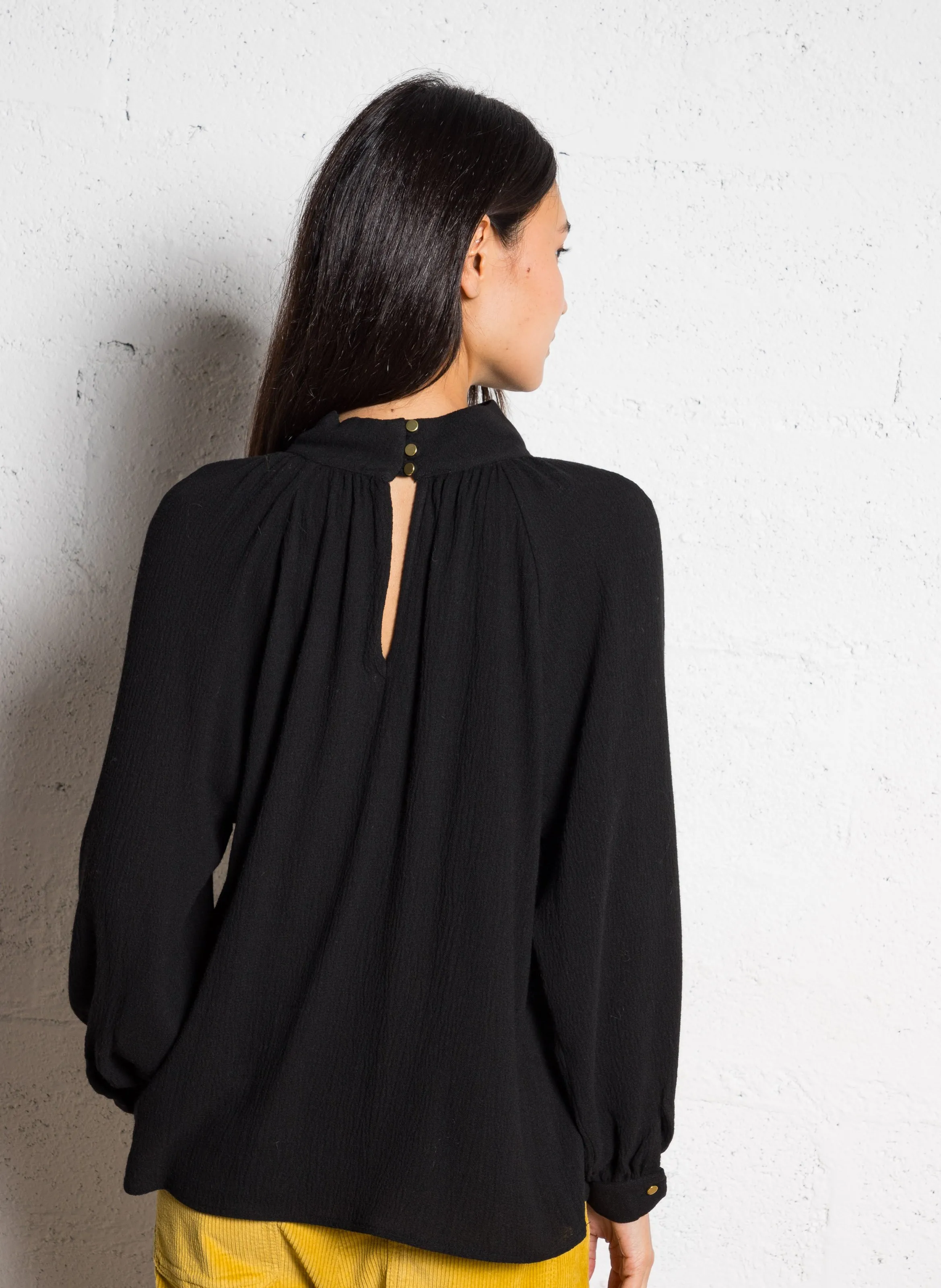  BELLEPIECE   CURTIS - Blusa ampia | Nero