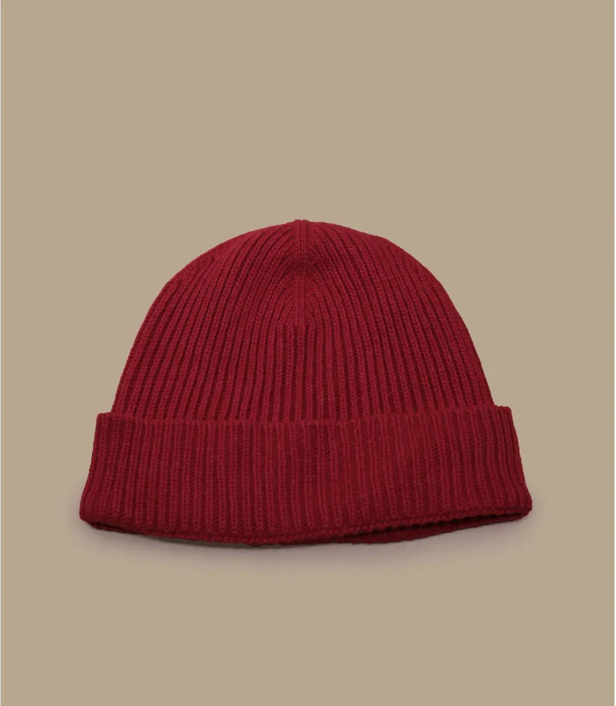 berretto francese rosso  Made in France Beanie Ecovero red     