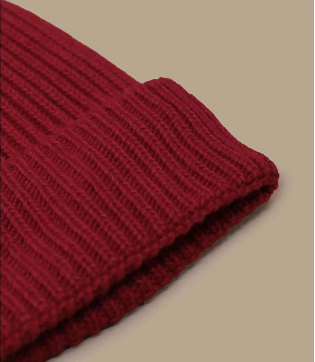 berretto francese rosso  Made in France Beanie Ecovero red     