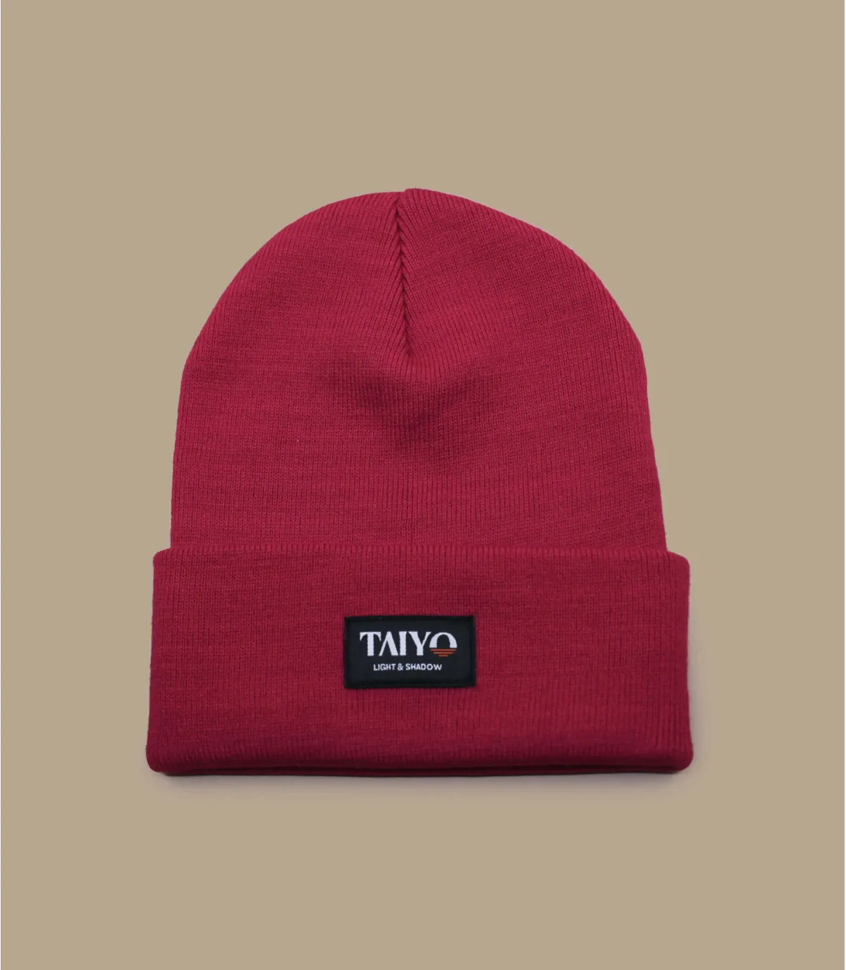 berretto rosso ecologicoTessy Cuff Beanie red     