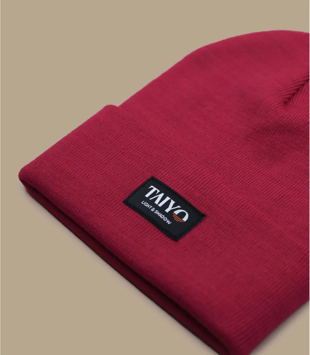 berretto rosso ecologicoTessy Cuff Beanie red     