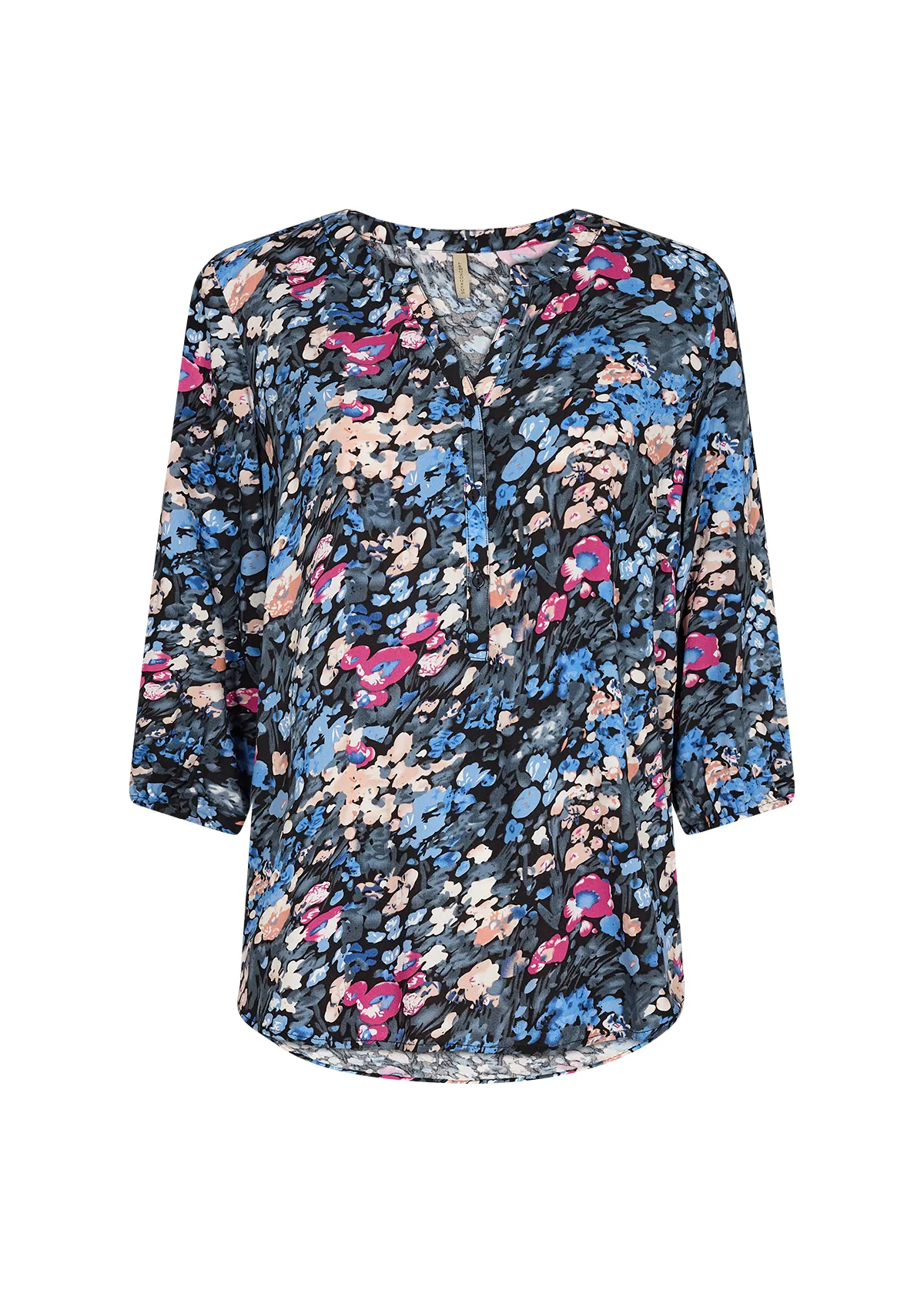 Blusa manica 3/4 in viscosa bio