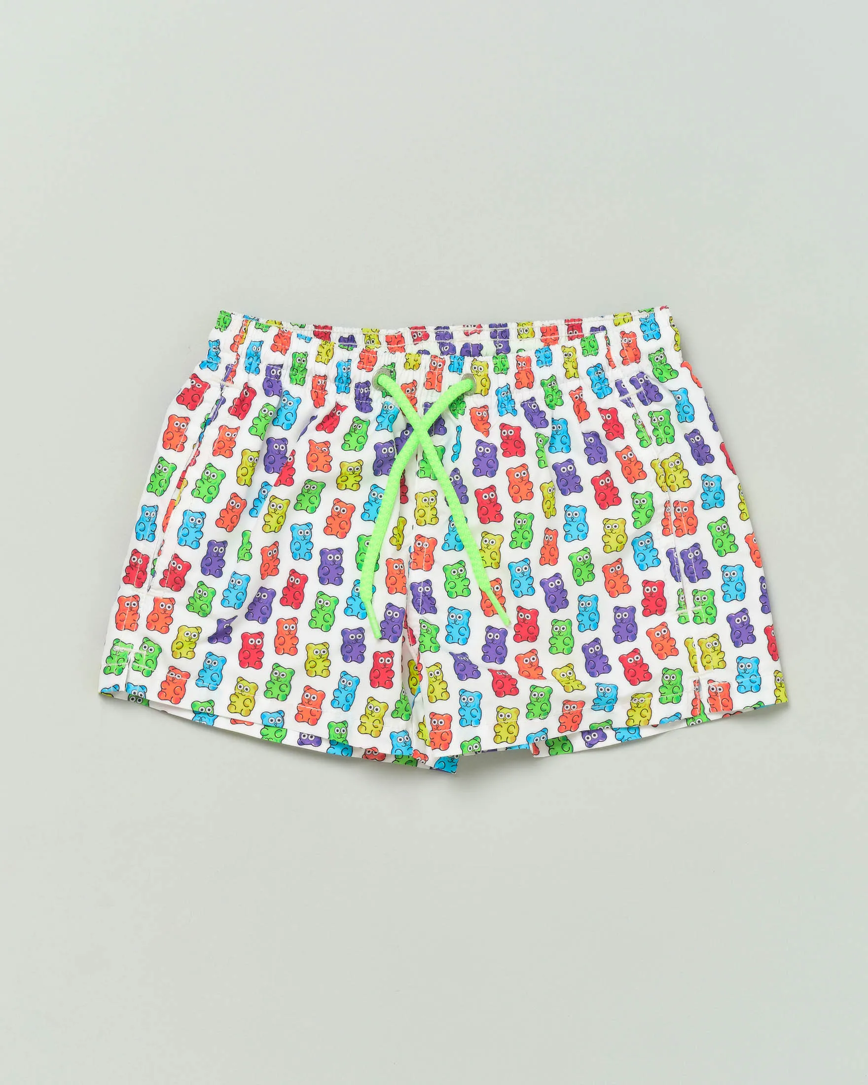 Boxer mare bianco con stampa orsetti multicolor 2-4 anni