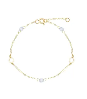 Bracciale Oro Giallo 9kt e Zirconi