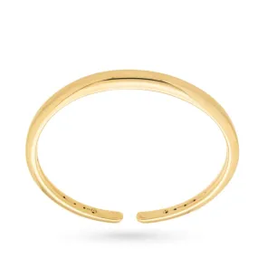 Bracciale rigido squadrato in oro giallo 18kt