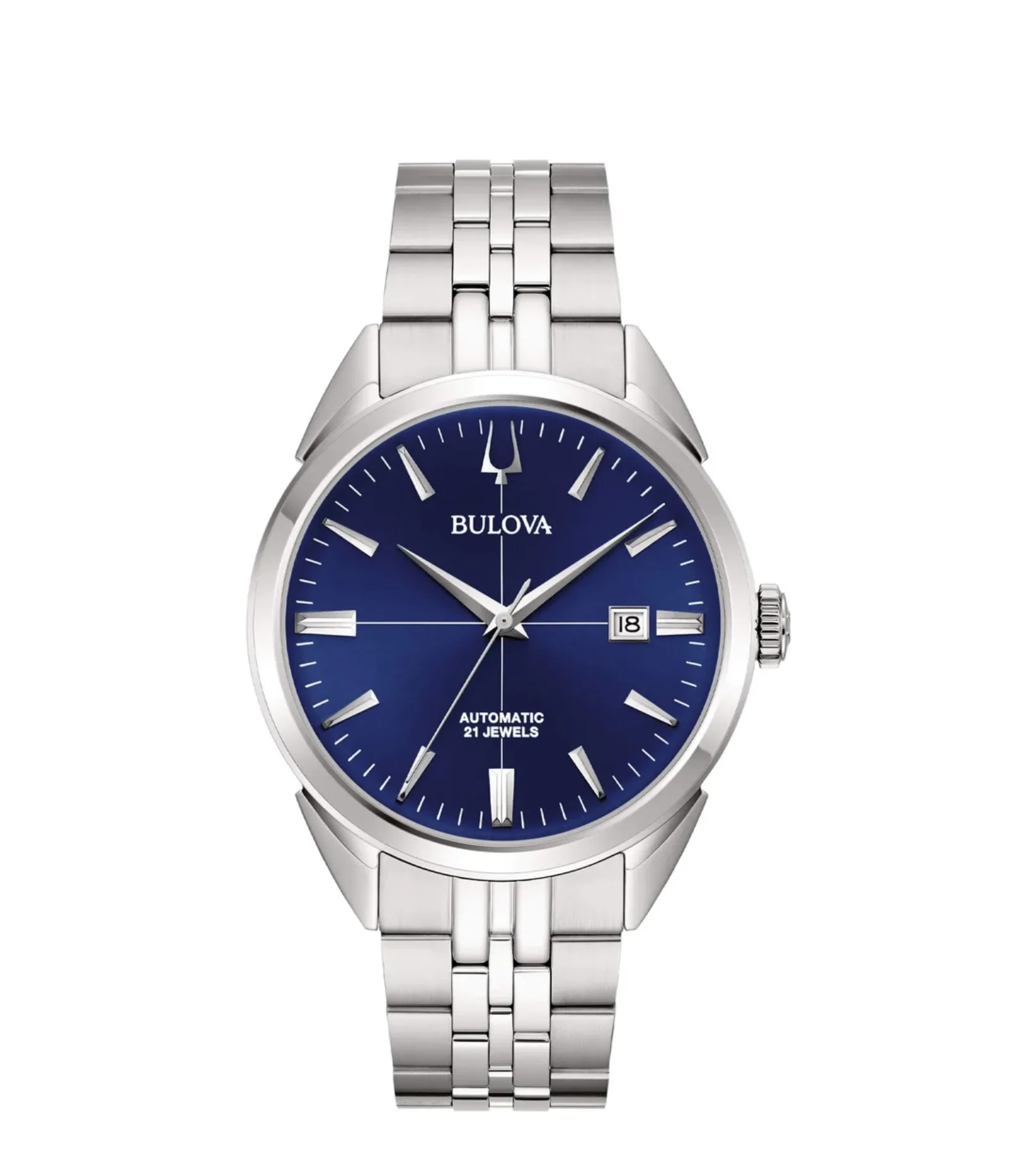 BULOVA OROLOGIO SUTTON AUTOMATICO QUADRANTE BLU 96B425