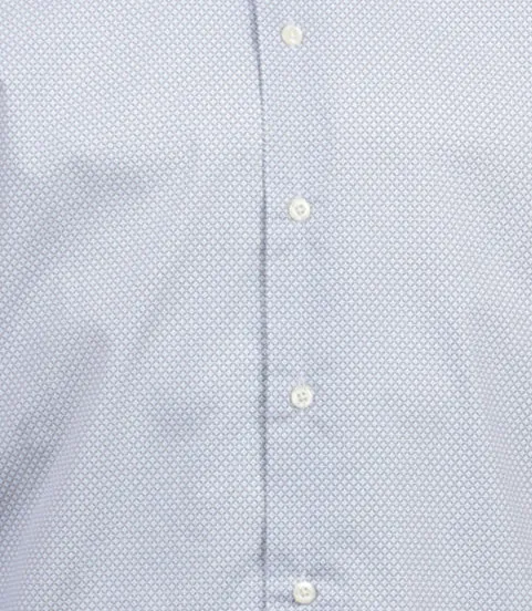 Camicia da uomo collo francese microfantasia