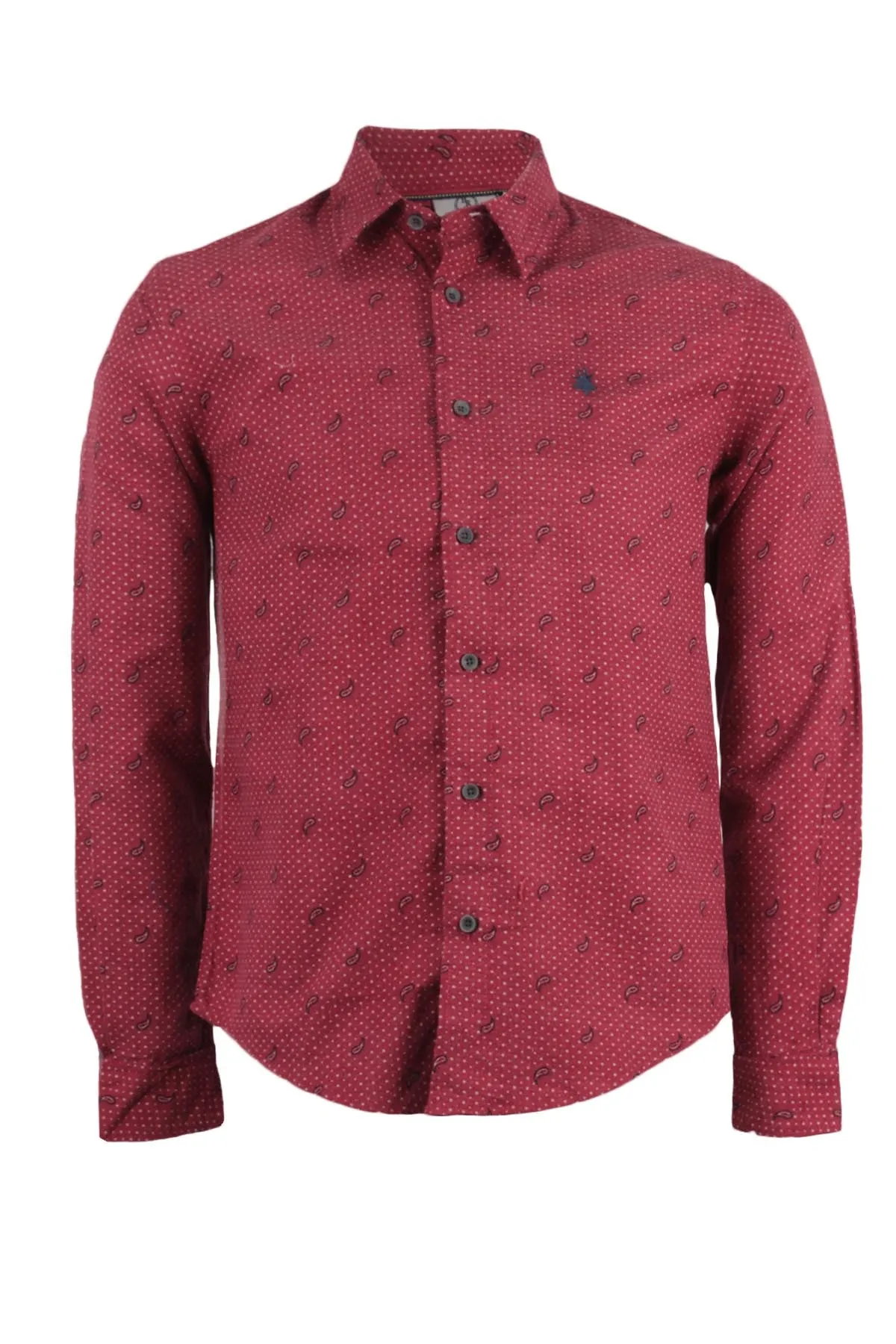 Camicia da uomo fantasia cachemire